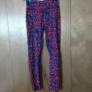 Women's S/M Pull On Comfort Waistband Geometric Print Leggings Activewear Pants